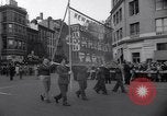 Image of New York Communist Party protest march New York City USA, 1950, second 56 stock footage video 65675038226