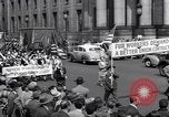 Image of Communist party of New York protestors march New York City USA, 1950, second 14 stock footage video 65675038227