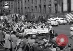 Image of Communist party of New York protestors march New York City USA, 1950, second 15 stock footage video 65675038227