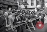 Image of Communist party of New York protestors march New York City USA, 1950, second 32 stock footage video 65675038227