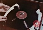 Image of sound recording process for making phonograph record Boston Massachusetts USA, 1956, second 37 stock footage video 65675038228