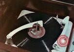 Image of sound recording process for making phonograph record Boston Massachusetts USA, 1956, second 61 stock footage video 65675038228