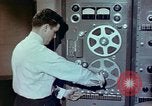 Image of Steps in production of a vinyl phonograph record Indianapolis Indiana USA, 1956, second 35 stock footage video 65675038229