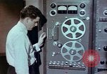 Image of Steps in production of a vinyl phonograph record Indianapolis Indiana USA, 1956, second 37 stock footage video 65675038229
