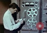 Image of Steps in production of a vinyl phonograph record Indianapolis Indiana USA, 1956, second 40 stock footage video 65675038229