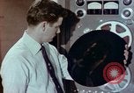 Image of Steps in production of a vinyl phonograph record Indianapolis Indiana USA, 1956, second 46 stock footage video 65675038229