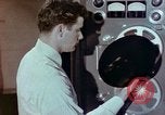 Image of Steps in production of a vinyl phonograph record Indianapolis Indiana USA, 1956, second 56 stock footage video 65675038229