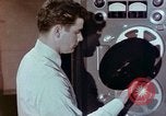 Image of Steps in production of a vinyl phonograph record Indianapolis Indiana USA, 1956, second 58 stock footage video 65675038229