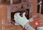 Image of production and packaging of vinyl phonograph records United States USA, 1956, second 33 stock footage video 65675038230