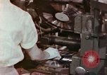 Image of production and packaging of vinyl phonograph records United States USA, 1956, second 44 stock footage video 65675038230