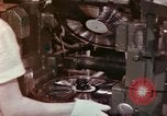 Image of production and packaging of vinyl phonograph records United States USA, 1956, second 45 stock footage video 65675038230