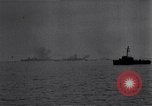 Standbild amerikanische Kriegsschiff Leyte Philippinen, 1944, aus Sekunde 34 historischem Filmmaterial Videoclip 65675038240