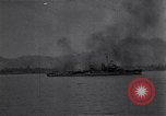 Standbild amerikanische Kriegsschiff Leyte Philippinen, 1944, aus Sekunde 50 historischem Filmmaterial Videoclip 65675038240