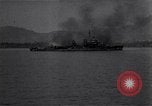 Standbild amerikanische Kriegsschiff Leyte Philippinen, 1944, aus Sekunde 54 historischem Filmmaterial Videoclip 65675038240