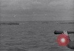 Image of American battleship European theater, 1944, second 8 stock footage video 65675038282