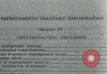 Image of cryptographic message system United States USA, 1941, second 34 stock footage video 65675038287