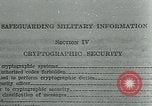 Image of cryptographic message system United States USA, 1941, second 36 stock footage video 65675038287