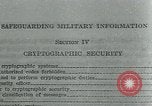 Image of cryptographic message system United States USA, 1941, second 39 stock footage video 65675038287