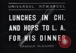Image of Howard Hughes speed record Chicago to Los Angeles Chicago Illinois USA, 1936, second 3 stock footage video 65675038321