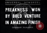 Image of Bold Venture Baltimore Maryland USA, 1936, second 1 stock footage video 65675038323