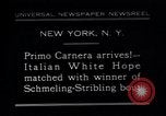 Image of Primo Carnera New York United States USA, 1931, second 1 stock footage video 65675038350