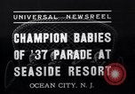Image of annual baby parade Ocean City New Jersey USA, 1937, second 10 stock footage video 65675038357