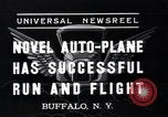 Image of auto plane Buffalo New York USA, 1937, second 3 stock footage video 65675038359