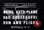 Image of auto plane Buffalo New York USA, 1937, second 4 stock footage video 65675038359