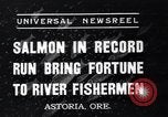 Standbild Lachs Astoria Oregon USA, 1937, aus Sekunde 6 historischem Filmmaterial Videoclip 65675038360