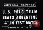 Standbild Polo Match Sands Point New York USA, 1937, aus Sekunde 4 historischem Filmmaterial Videoclip 65675038362