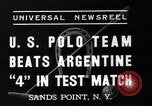 Standbild Polo Match Sands Point New York USA, 1937, aus Sekunde 5 historischem Filmmaterial Videoclip 65675038362