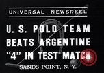 Standbild Polo Match Sands Point New York USA, 1937, aus Sekunde 7 historischem Filmmaterial Videoclip 65675038362