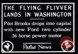 Standbild Ford Eindecker Washington DC USA, 1928, aus Sekunde 6 historischem Filmmaterial Videoclip 65675038377