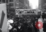 Standbild Protest New York United States USA, 1937, aus Sekunde 6 historischem Filmmaterial Videoclip 65675038386
