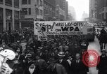 Standbild Protest New York United States USA, 1937, aus Sekunde 7 historischem Filmmaterial Videoclip 65675038386