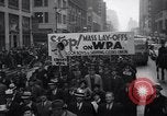 Standbild Protest New York United States USA, 1937, aus Sekunde 8 historischem Filmmaterial Videoclip 65675038386