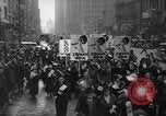 Standbild Protest New York United States USA, 1937, aus Sekunde 10 historischem Filmmaterial Videoclip 65675038386