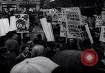 Standbild Protest New York United States USA, 1937, aus Sekunde 20 historischem Filmmaterial Videoclip 65675038386