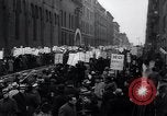 Standbild Protest New York United States USA, 1937, aus Sekunde 23 historischem Filmmaterial Videoclip 65675038386