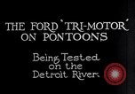 Image Ford Tri Motor Detroit Michigan USA, 1927, de la seconde 3 séquences d'archives historiques vidéo 65675038394