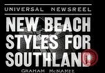 Image of beach wear New York United States USA, 1935, second 4 stock footage video 65675038434