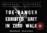 Image of toe dancer Buffalo New York USA, 1935, second 1 stock footage video 65675038438