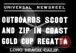 Image of motor boat race Long Beach California USA, 1937, second 3 stock footage video 65675038439