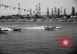 Image of motor boat race Long Beach California USA, 1937, second 16 stock footage video 65675038439