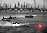 Image of motor boat race Long Beach California USA, 1937, second 17 stock footage video 65675038439