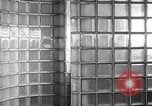 Image of Glass block building material at newspaper printing and press company Columbus Ohio USA, 1937, second 33 stock footage video 65675038440
