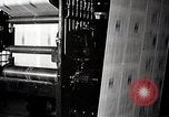 Image of Glass block building material at newspaper printing and press company Columbus Ohio USA, 1937, second 50 stock footage video 65675038440