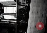 Image of Glass block building material at newspaper printing and press company Columbus Ohio USA, 1937, second 51 stock footage video 65675038440