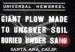 Image charrue géant Santa Ana California USA, 1937, de la seconde 3 séquences d'archives historiques vidéo 65675038441