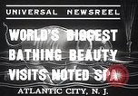 Image éléphant Atlantic City New Jersey USA, 1937, de la seconde 3 séquences d'archives historiques vidéo 65675038442